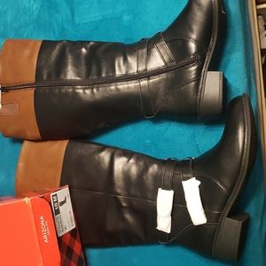 Arizona Denver wide calf Boots blk 10M